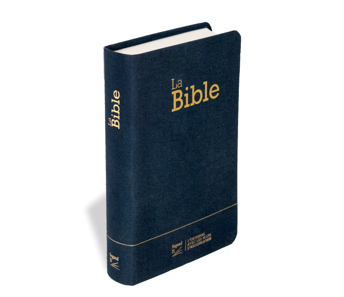 Bible Segond 21 compacte (Premium Style) - couverture souple toile bleu marine