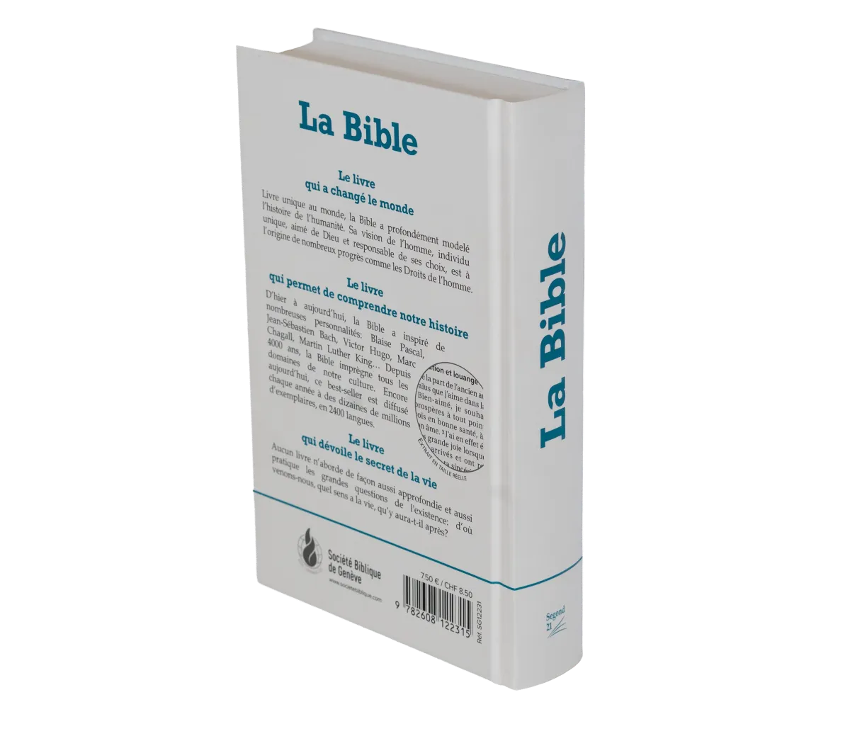 Segond 21 Bibel kompakt, französisch - bedrucktes Hardcover