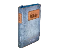 Bibel Segond 21 französisch (Premium Style) - Softcover aus Canvas mit Jeansmuster, mit...
