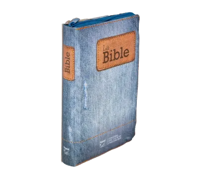 Bibel Segond 21 französisch (Premium Style) - Softcover aus Canvas mit Jeansmuster, mit...