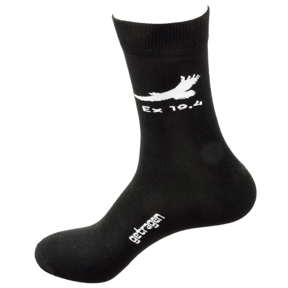 Getragen - Ex 19,4 (Socken schwarz Größe 37-41)