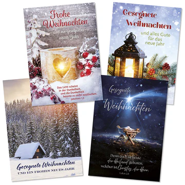 Weihnachts-Postkarten-Paket (12 Postkarten)
