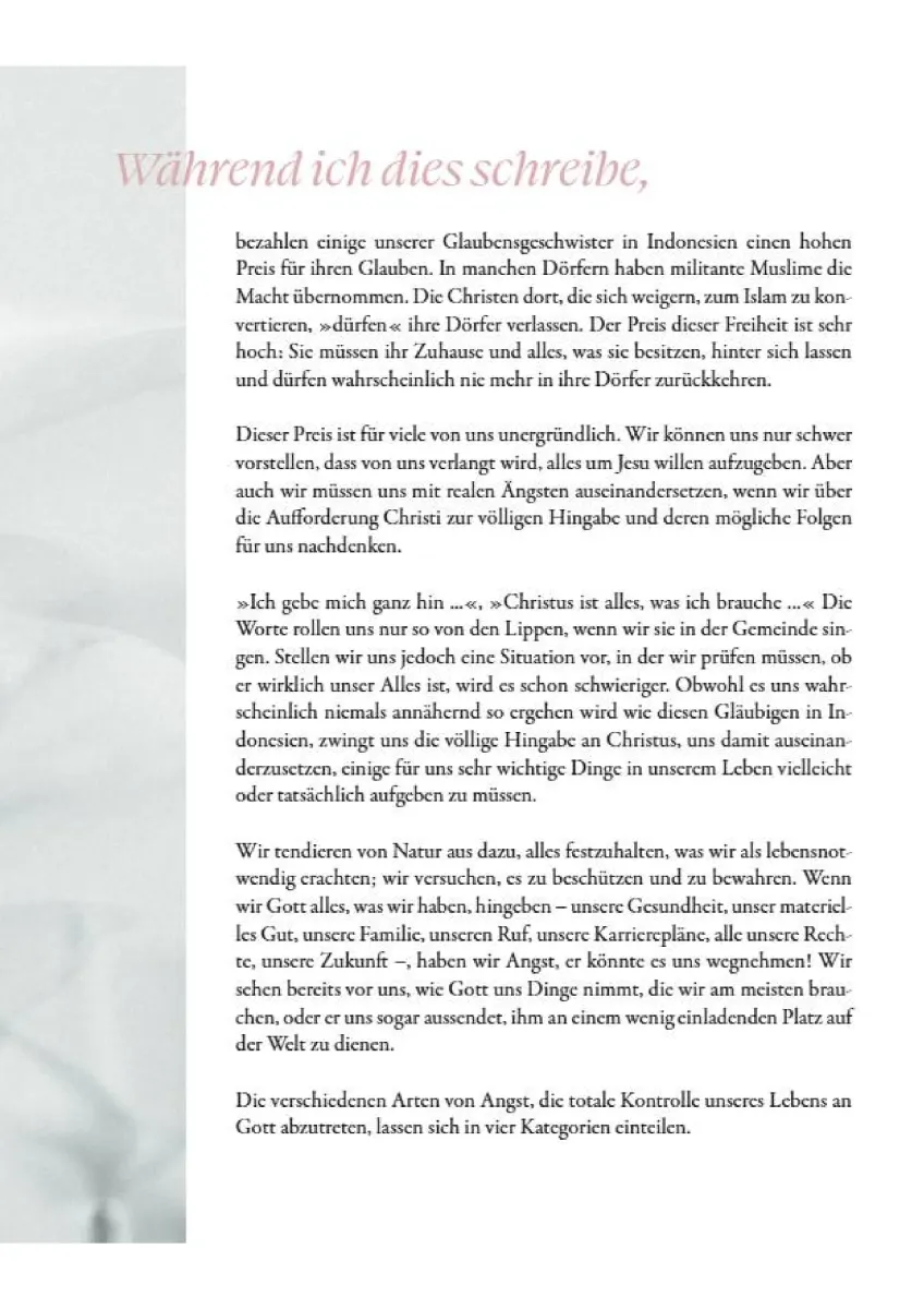 Im Angesicht der Angst - Gottes Treue erleben