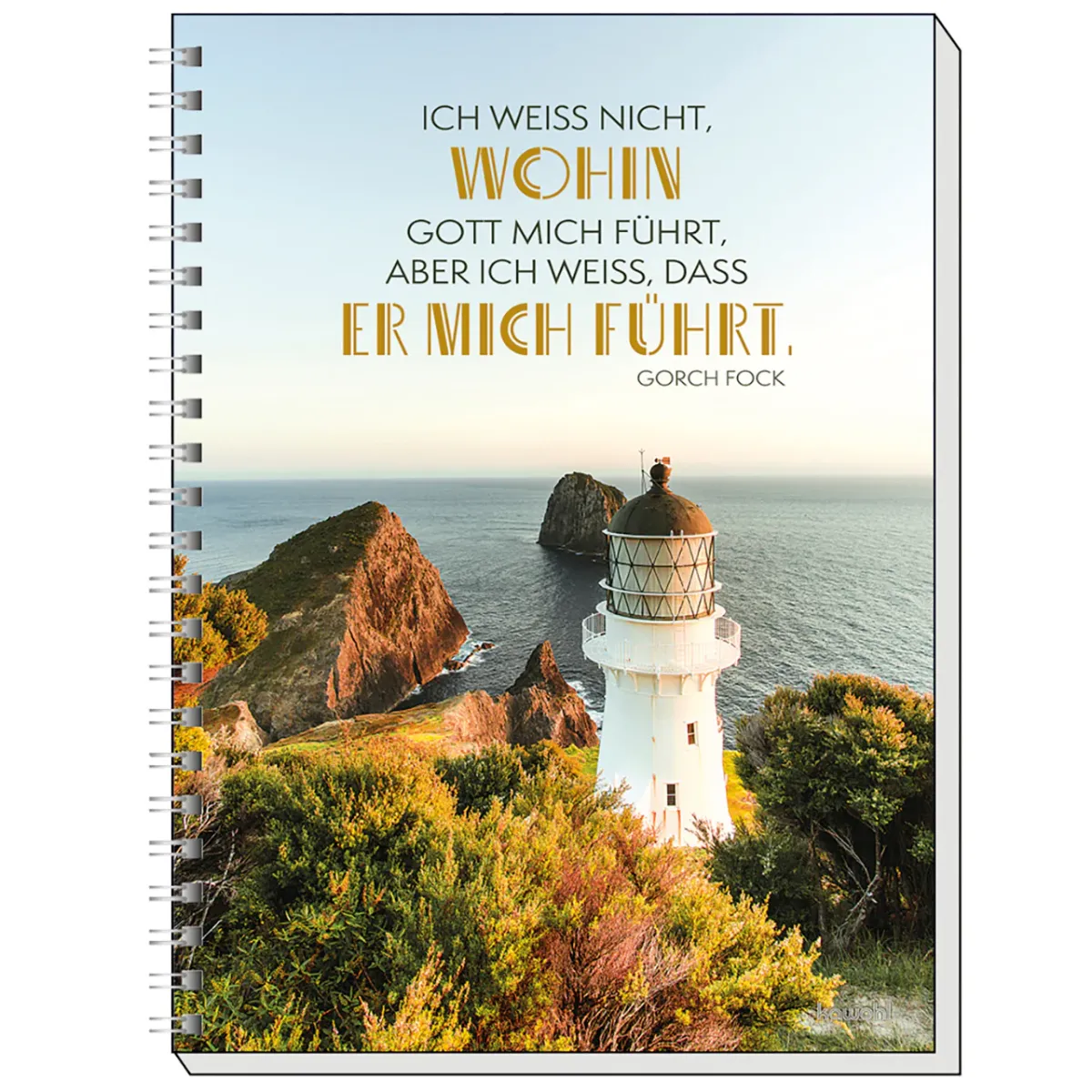 Ich weiß nicht, wohin Gott mich führt... (Memoblock A5)