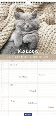 Familienplaner Katzen - Anmut auf vier Pfoten