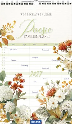 Poesie Familienplaner - Wandkalender