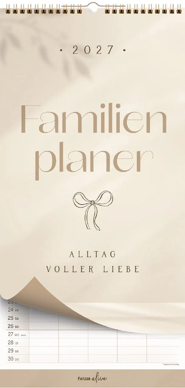 Alltag voller Liebe - Familien-Terminplaner