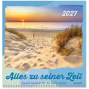 Alles zu seiner Zeit - Terminer für die ganze Familie mit Psalmworten - Wandkalender