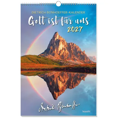 Gott ist für uns - Dietrich Bonhoeffer - Wandkalender