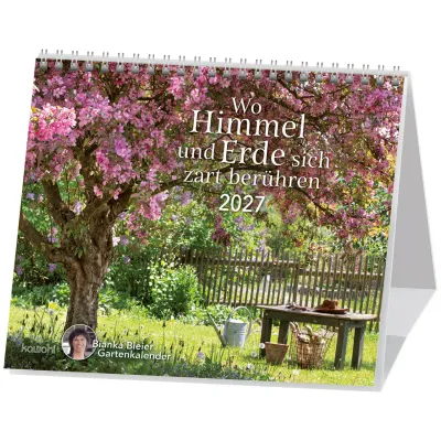 Wo Himmel und Erde sich zart berühren - Postkartenkalender