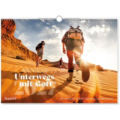 Abenteuer - Unterwegs mit Gott - Wandkalender
