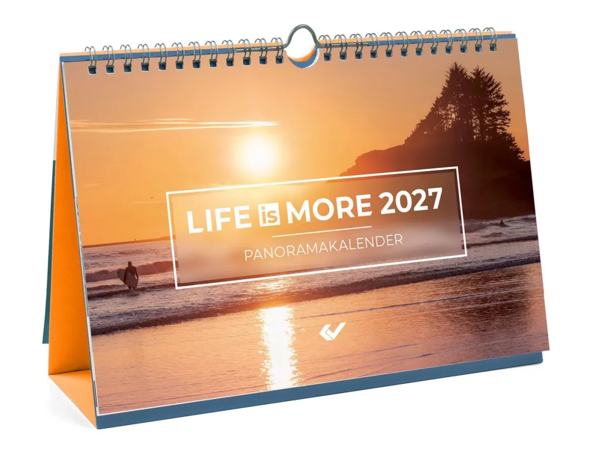 Life is More - Panoramakalender - Normalformat