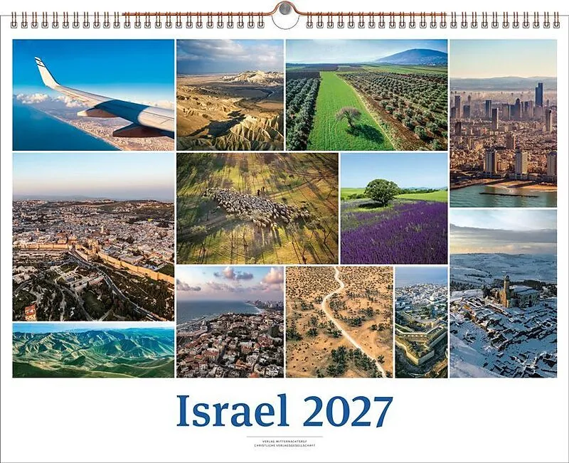 Israelkalender - Weiss