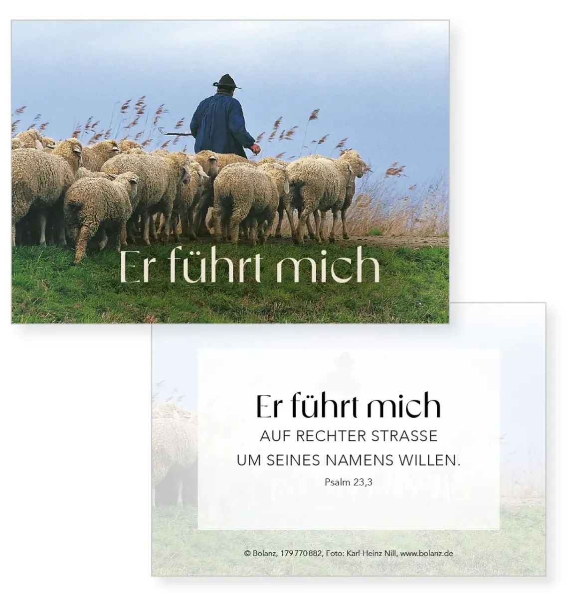 Neujahrslose 100 Stück Der Herr ist mein Hirte