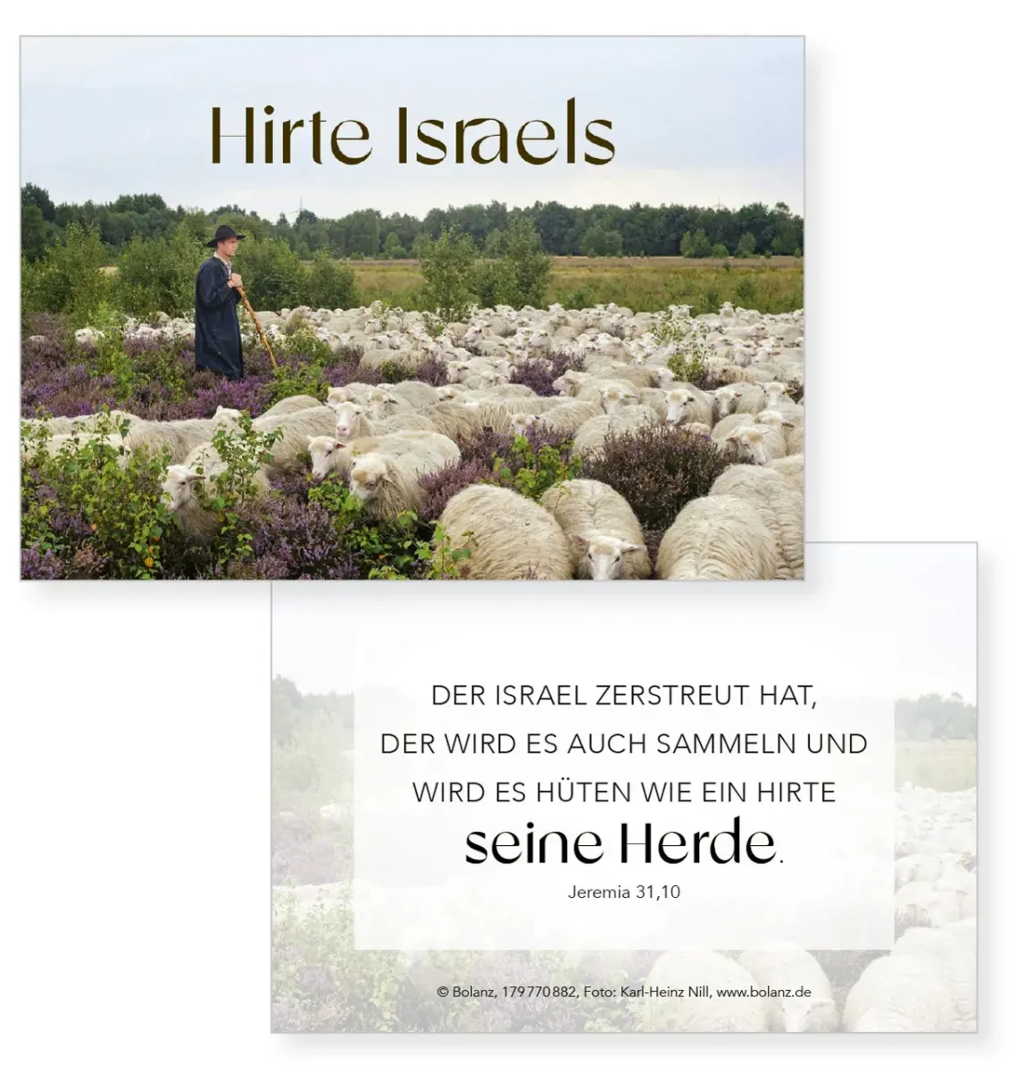 Neujahrslose 100 Stück Der Herr ist mein Hirte