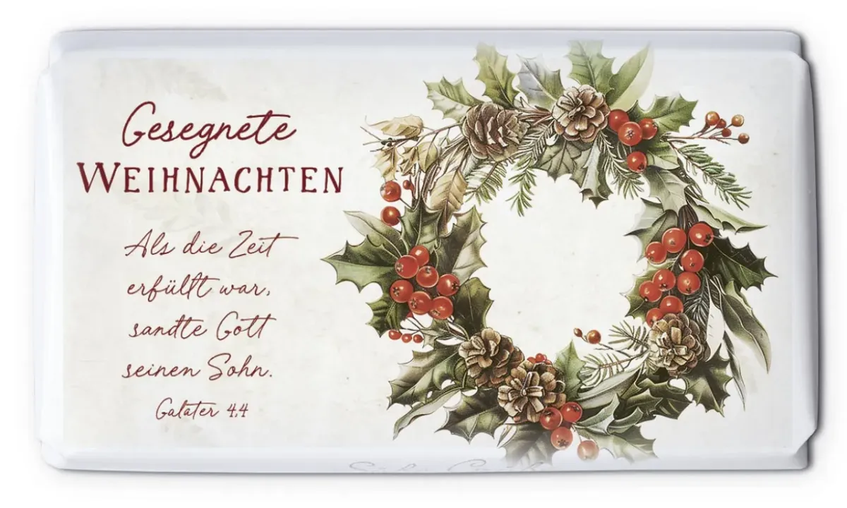 Schokolade Gesegnete Weihnachten - Galater 4,.4