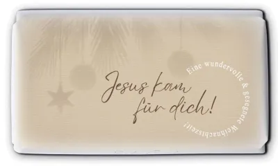 Schokolade Jesus kam für Dich