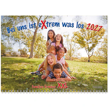 Bei uns ist extrem was los - Wandkalender Familienplaner XXL