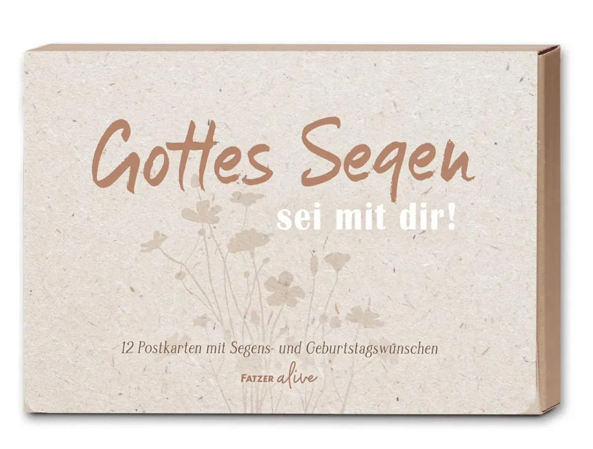 Postkartenbox Fatzer Gottes Segen sei mit dir!