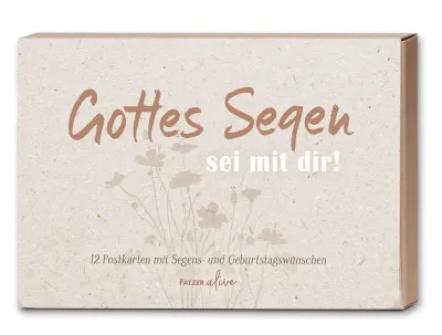 Postkartenbox Fatzer Gottes Segen sei mit dir!