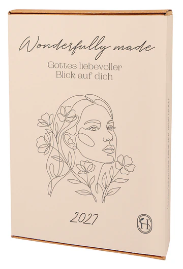 Wonderfully made 2027 - Gottes leibevoller Blick auf dich - Postkartenkalender