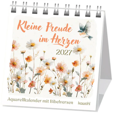 Kleine Freude im Herzen - Aufkleber-Kalender