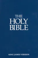 Englisch, Bibel King James Version, biegsam, blau