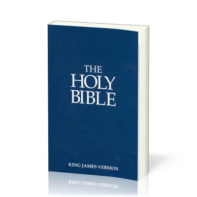 Englisch, Bibel King James Version, biegsam, blau