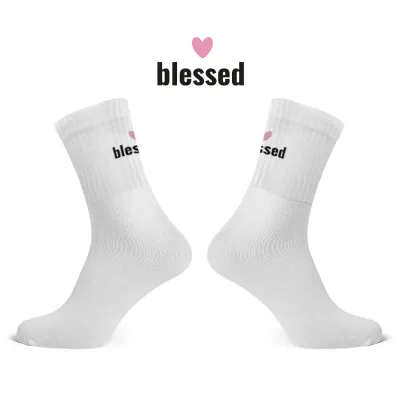 Blessed - Mädchen-Socken (Größe 35-38) - Stylische und bequeme Socken für Sport und Alltag!