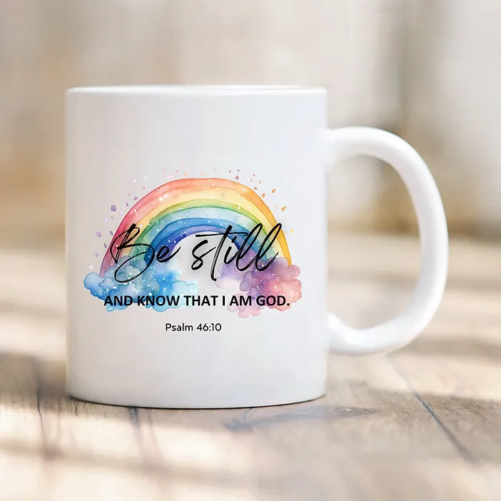Tasse „Be still“.