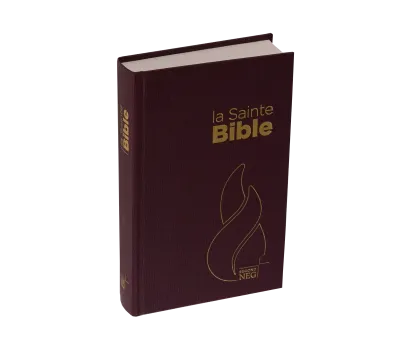 Bible Segond NEG, compacte, grenat - couverture  rigide