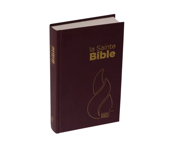 Bible Segond NEG, compacte, grenat - couverture  rigide