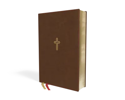 Englisch, Bibel New American Standard Bible, Grossdruck, Kunstleder, braun