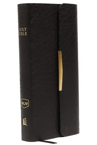 Englisch, Bibel New King James Version, Classic Companion 24SB, Fibroleder, Dunkelblau,...