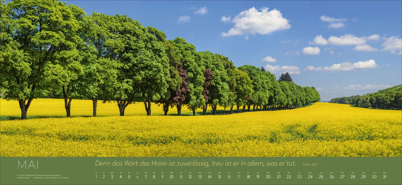Ewigkeit im Herzen - Riesenpanoramakalender