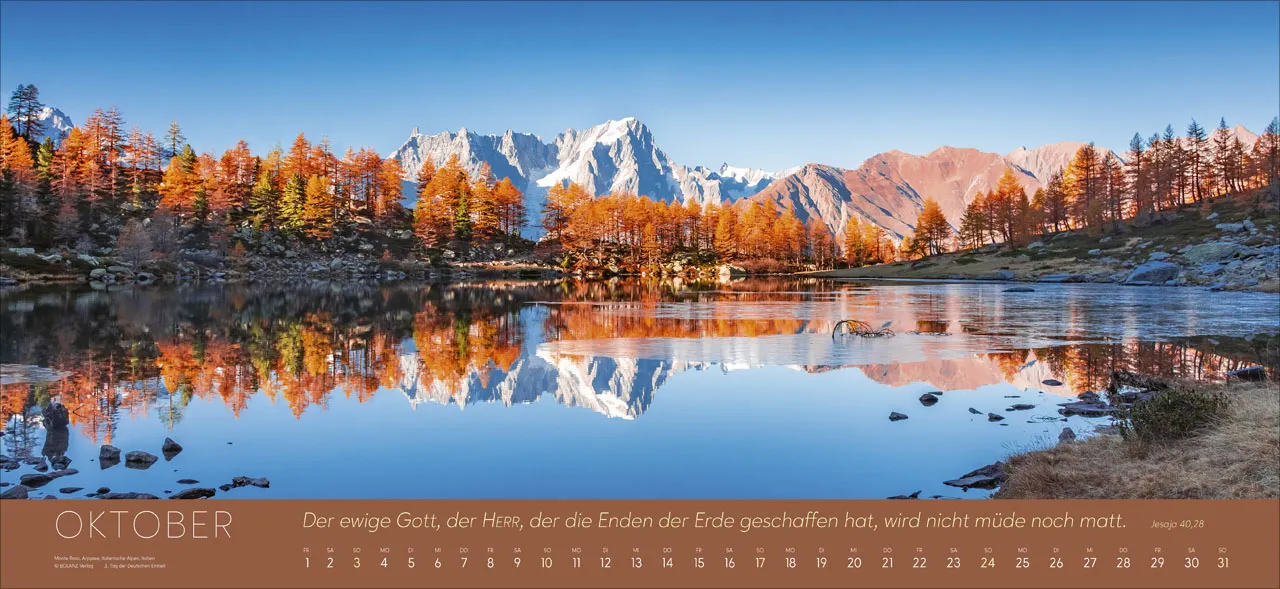 Ewigkeit im Herzen - Riesenpanoramakalender