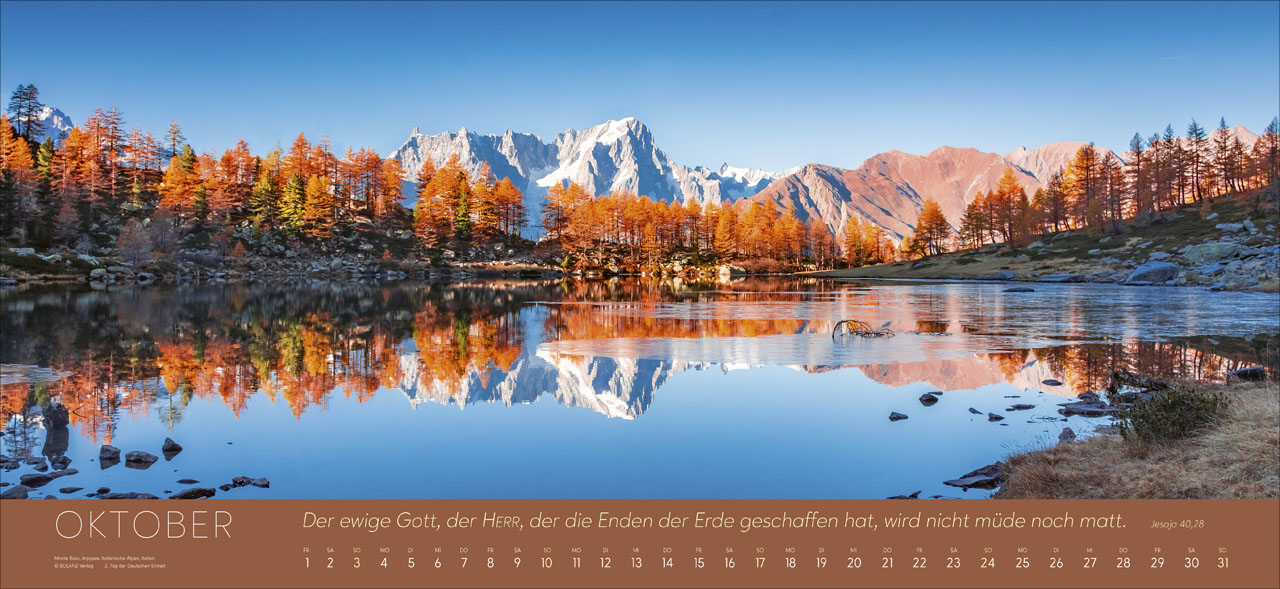 Ewigkeit im Herzen - Riesenpanoramakalender
