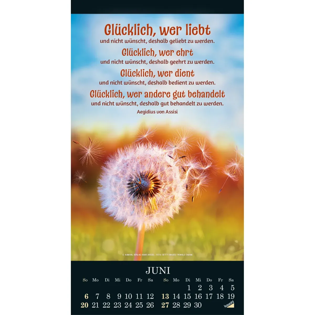 Die Wunder deiner Werke - Wandkalender