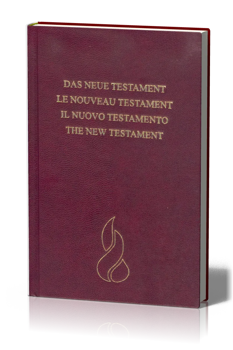NT VIERSPRACHIG DT./FRANZ./ITAL./ENGL. - GEBUNDEN, ROT
