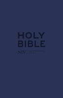 Englisch, Bibel New International Version, Kunstleder, blau, Reissverschluss