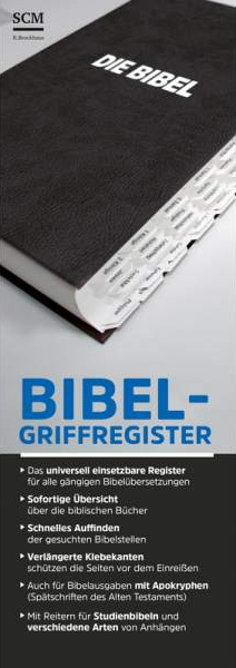 Bibel-Griffregister, schwarz