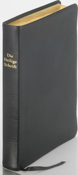 Elberfelder Bibel CSV Hückeswagen Standardasugabe - Leder schwarz, Goldschnitt, Lesezeichen