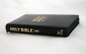 Englisch, Bibel New International Version, Taschenbuch, Kunstleder, schwarz, Reissverschluss