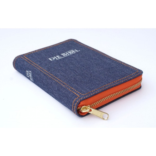 Bibel Elberfelder, Pocket, Jeans, Reissverschluss