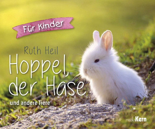 Hoppel, der Hase und andere Tiere - Miniperle-Grussbrief. Für Kinder