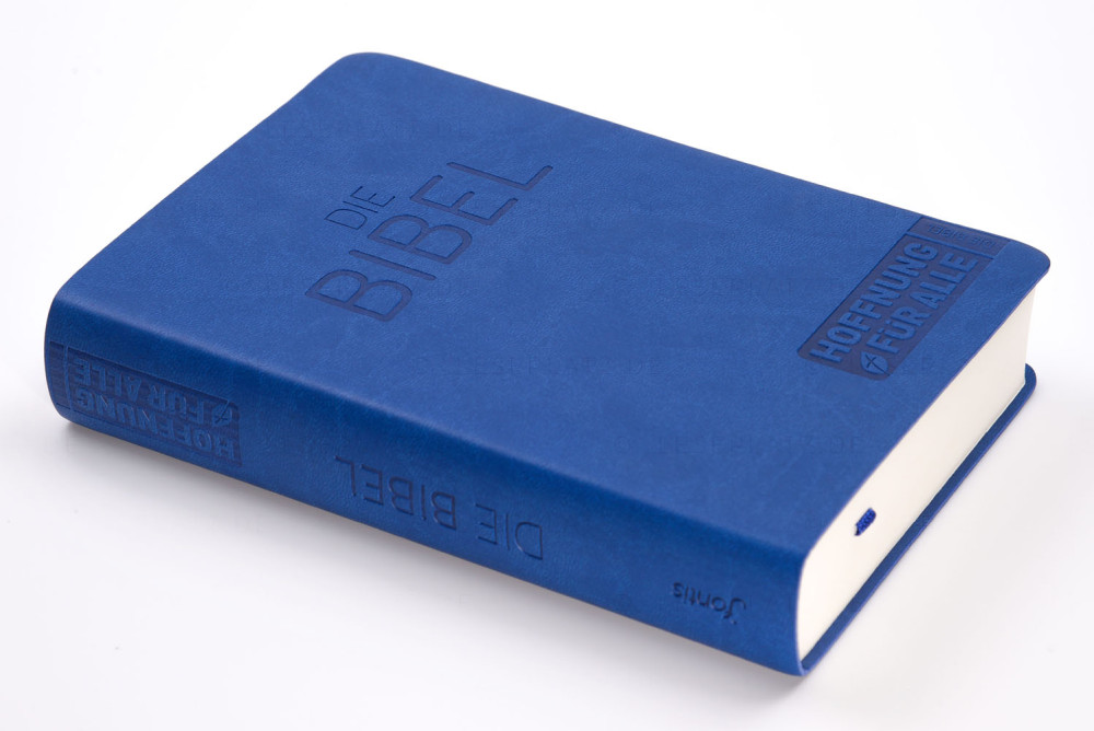 HOFFNUNG FüR ALLE " SOFTCOVER-EDIT. BLAU" KUNSTLEDER, MITTLERES FORMAT