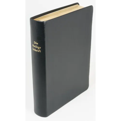 Elberfelder Schreibrandbibel 723 CSV Hückeswagen Kleine Ausgabe - Kalbsleder schwarz,...