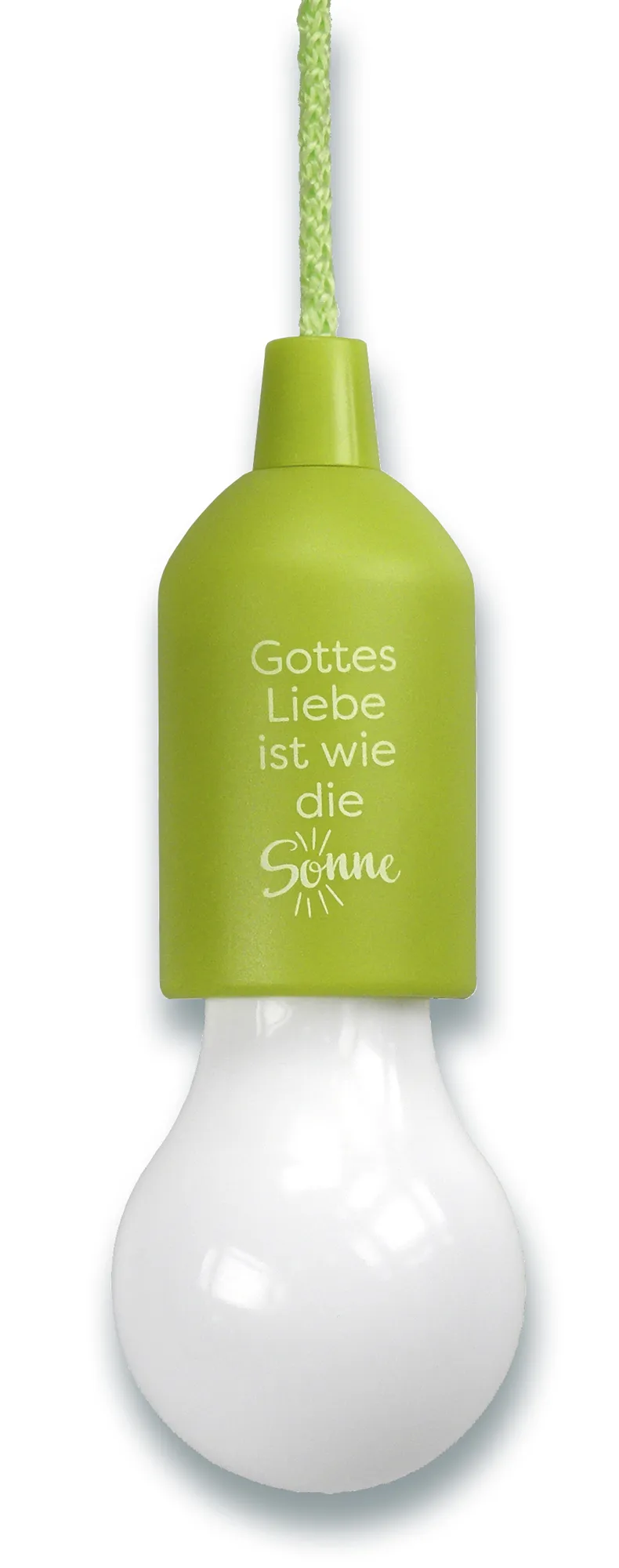 LED-Lampe zum Aufhängen (grün)