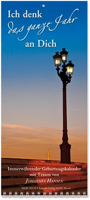 Ich denke das ganze Jahr an dich - Geburtstagskalender