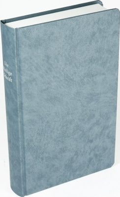 Elberfelder Bibel CSV Hückeswagen Grossausgabe Hausbibel - Hardcover grau-blau, Lesezeichen